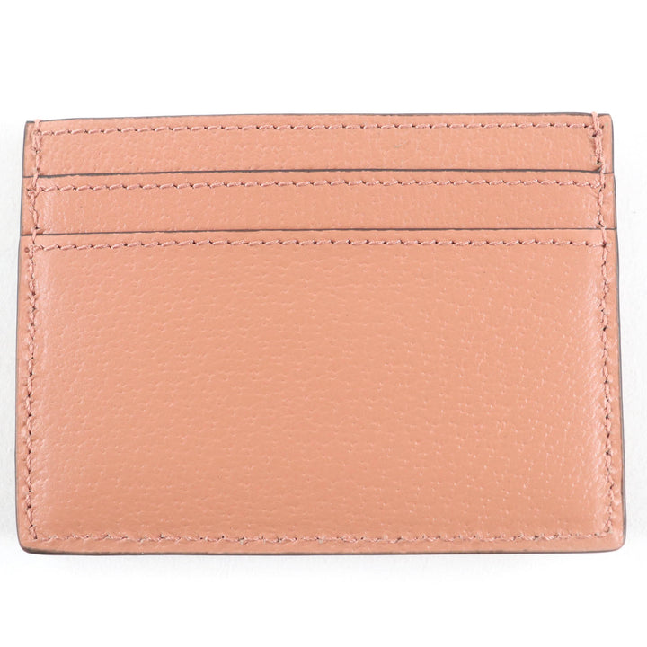 Pristine GUCCI Card Case GG pattern pink leather Women 523159