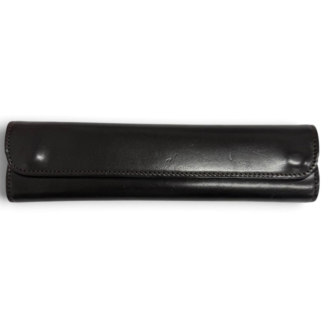Great WILDSWANS pencil case CYLINDER-S Saddle pull-up (old logo)