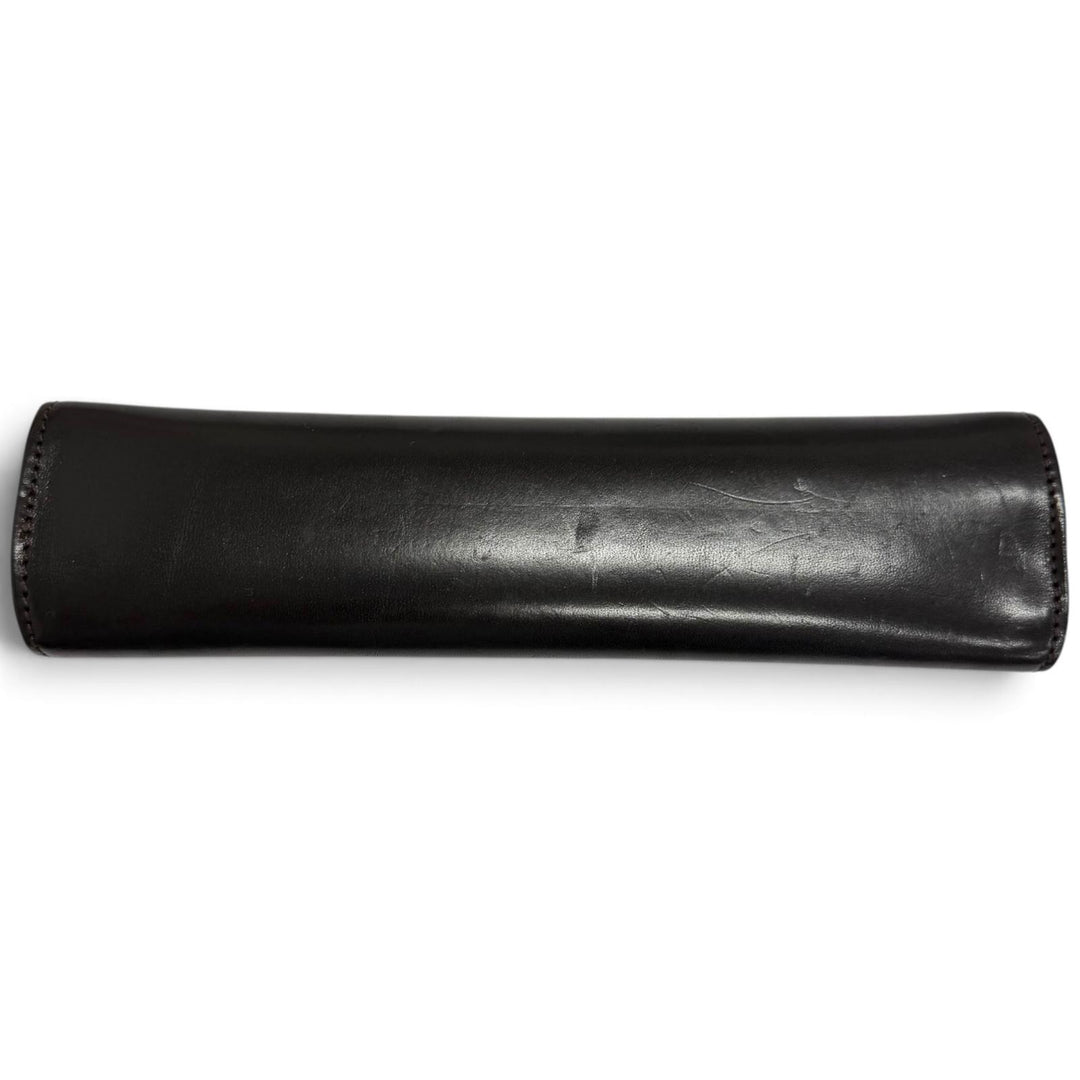 Great WILDSWANS pencil case CYLINDER-S Saddle pull-up (old logo)