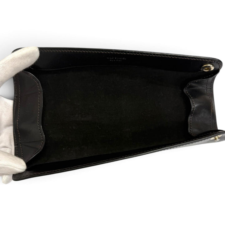 Great WILDSWANS pencil case CYLINDER-S Saddle pull-up (old logo)