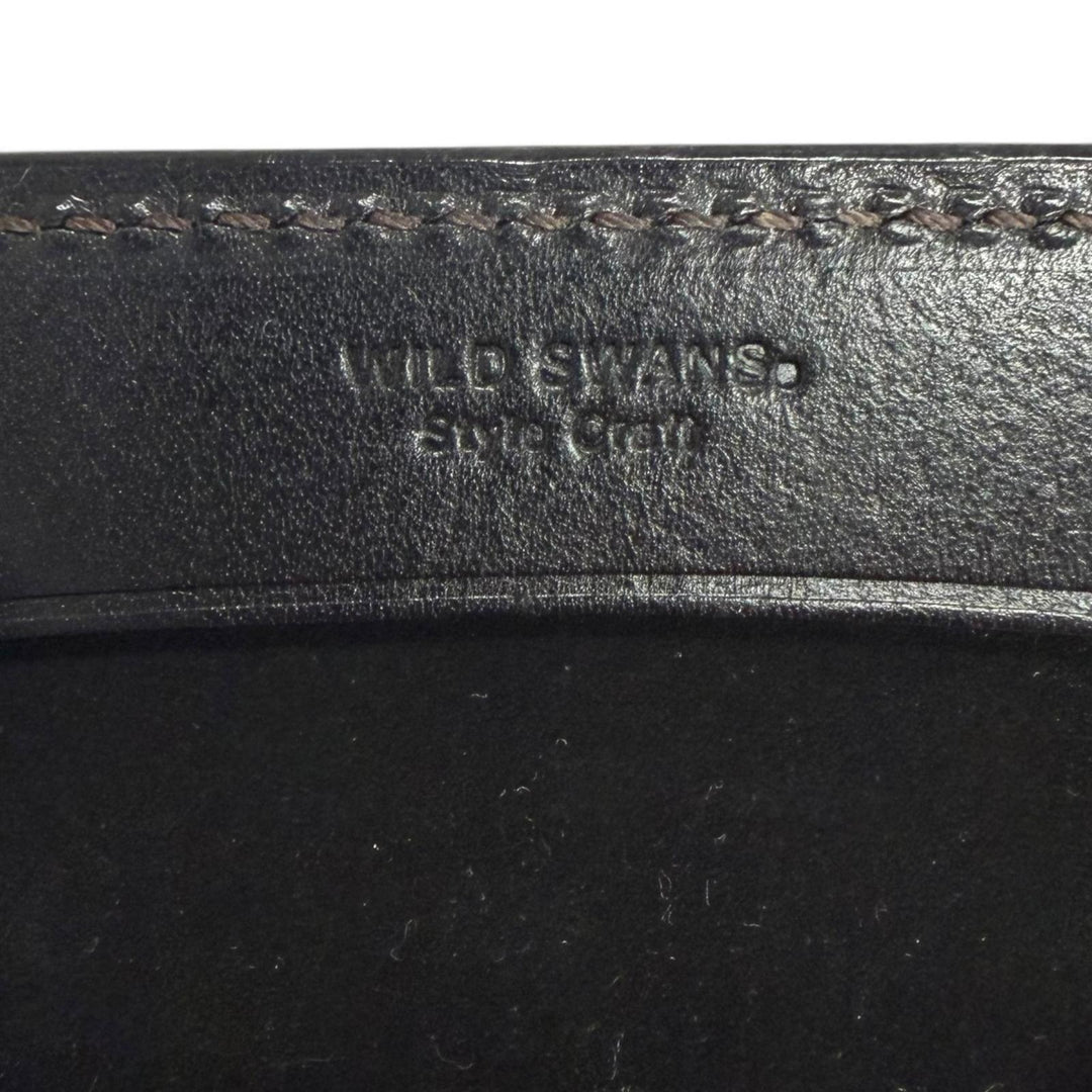 Great WILDSWANS pencil case CYLINDER-S Saddle pull-up (old logo)