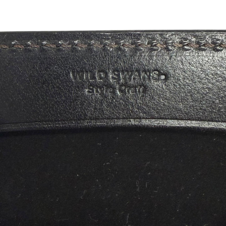 Great WILDSWANS pencil case CYLINDER-S Saddle pull-up (old logo)