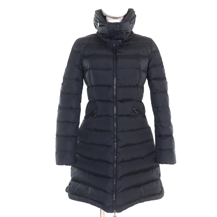 MONCLER ダウンコート FLAMME GIUBBOTTO ダークネイビー ナイロン レディース 0 420934992905 54155