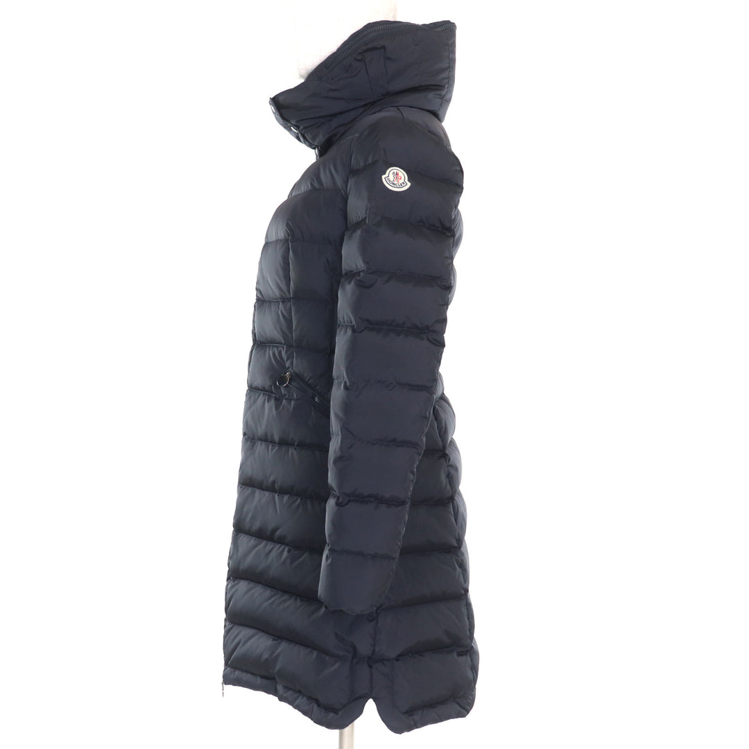 MONCLER ダウンコート FLAMME GIUBBOTTO ダークネイビー ナイロン レディース 0 420934992905 54155