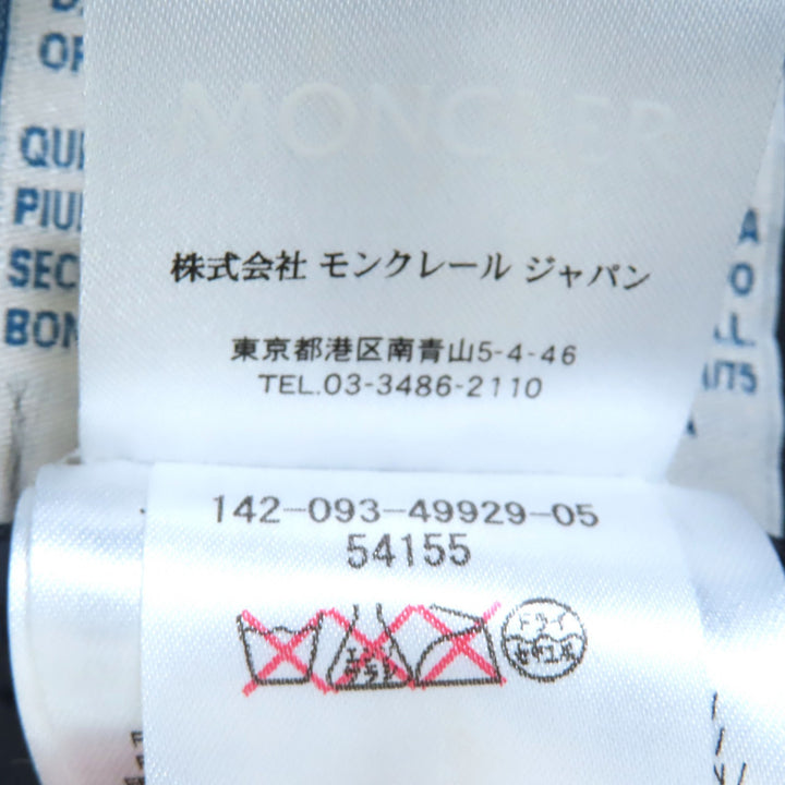 MONCLER ダウンコート FLAMME GIUBBOTTO ダークネイビー ナイロン レディース 0 420934992905 54155