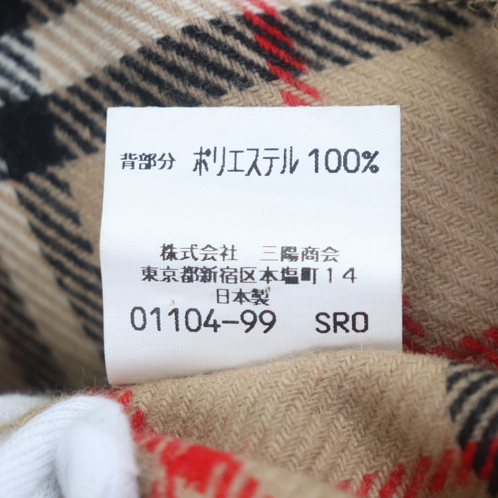 Very Good Burberrys coat 100% wool liner with hidden placket khaki cotton mens