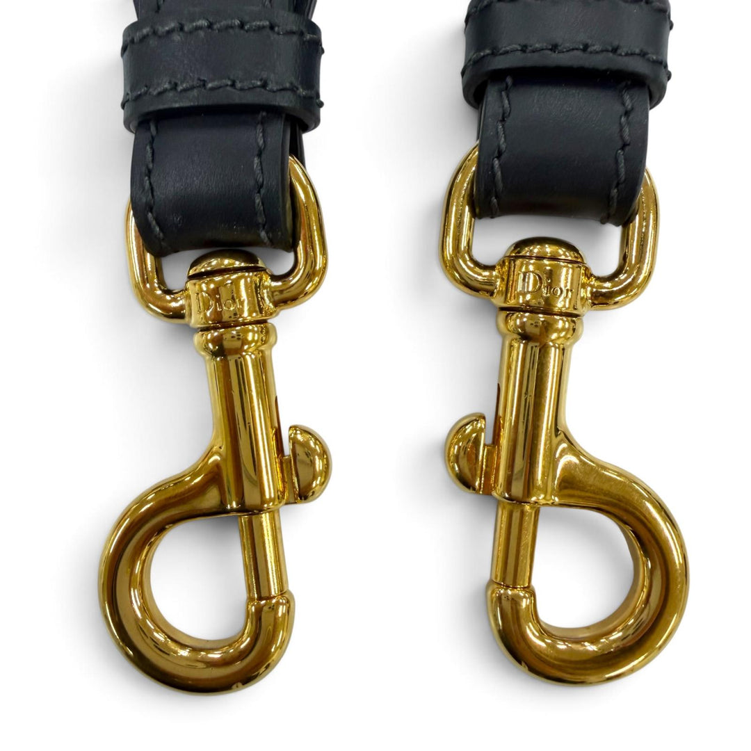Great Christian Dior Oblique embroidered shoulder strap Current product Navy