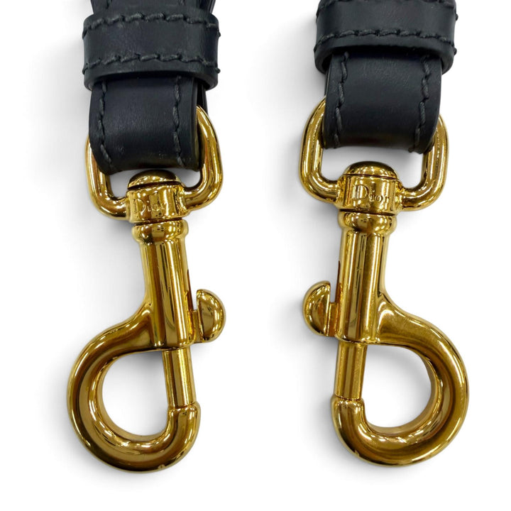 Great Christian Dior Oblique embroidered shoulder strap Current product Navy