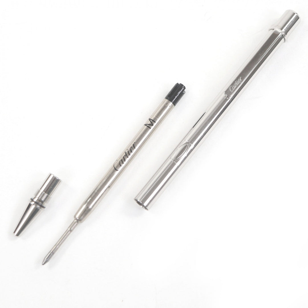 優れたカルティエ ボールペン マスト ドゥ カルティエ 2C デコール シルバー