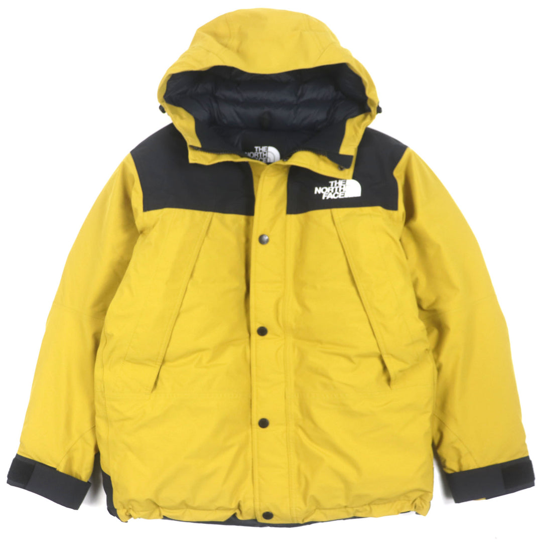 素晴らしい THE NORTH FACE ダウンジャケット MOUNTAIN DOWN JACKET イエロー ブラック メンズ M ND92237