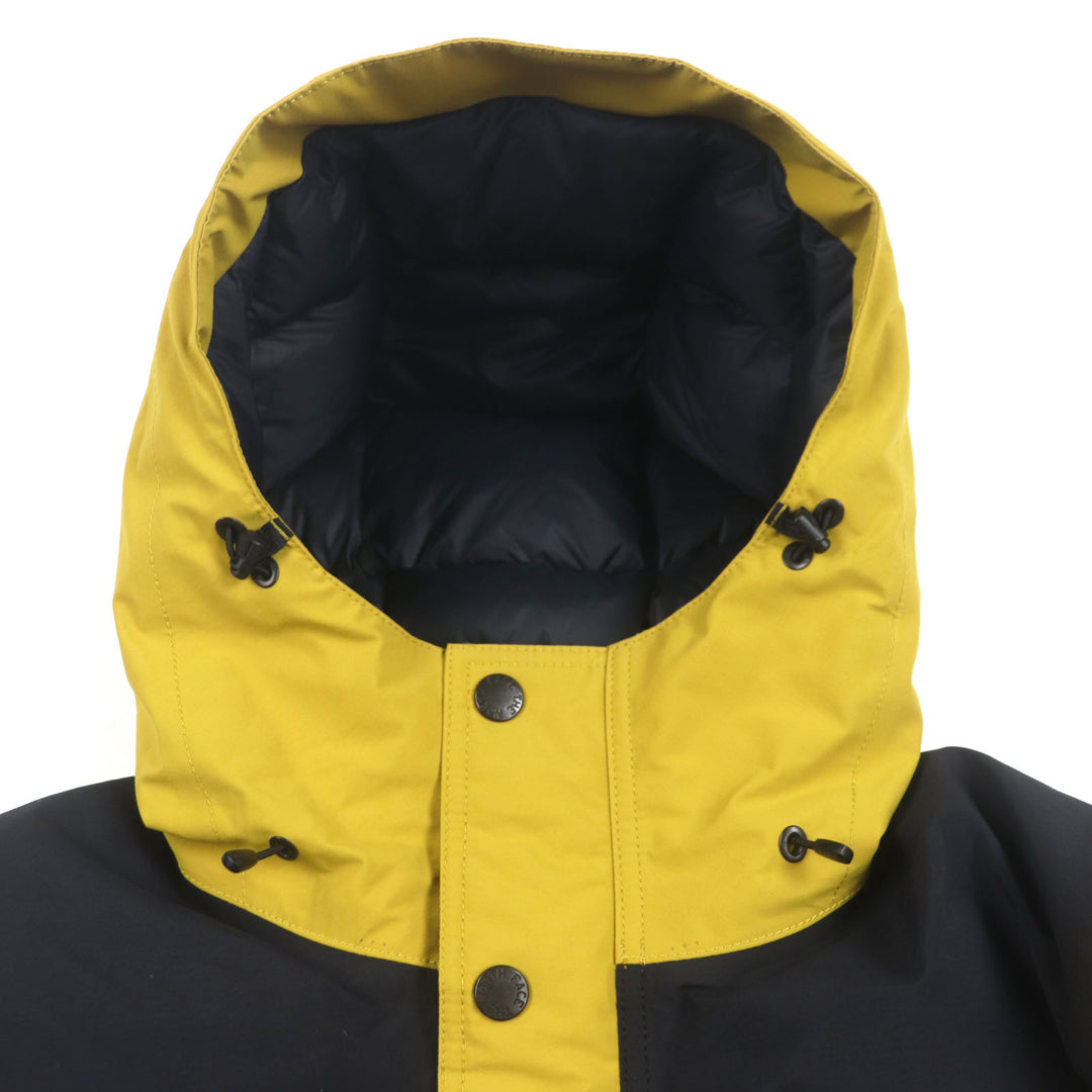 素晴らしい THE NORTH FACE ダウンジャケット MOUNTAIN DOWN JACKET イエロー ブラック メンズ M ND92237