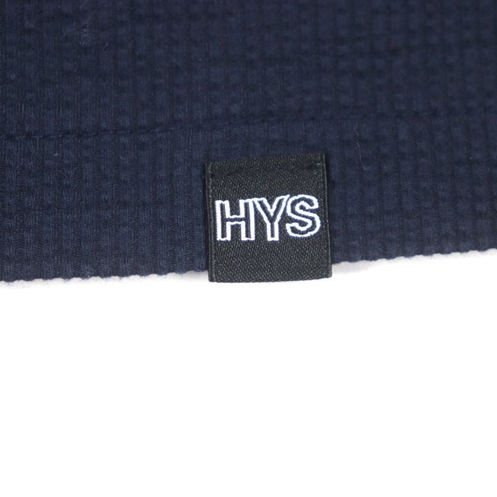 HYSTERIC GLAMOUR 半袖シャツ SEE NO EVIL ネイビー コットン メンズ L 02241CH08