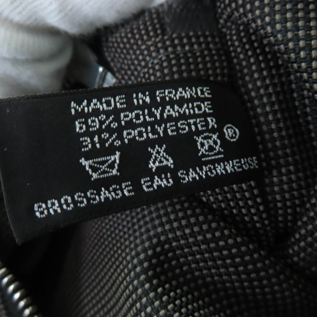 素晴らしいHERMESハンドバッグ Her Line MM キャンバストートバッグ カデナとキー付き グレー