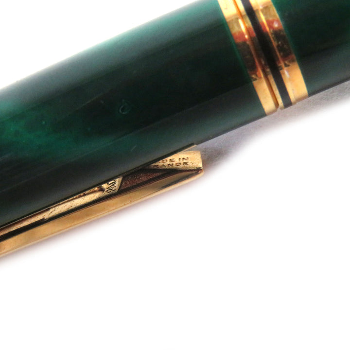 カルティエ 万年筆 マラカイトグリーンゴールド 18K メンズ