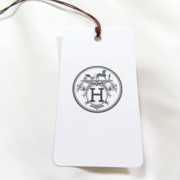 新品 HERMES ダウンベスト ブラン ポリエステル レディース 34 4H0169DR