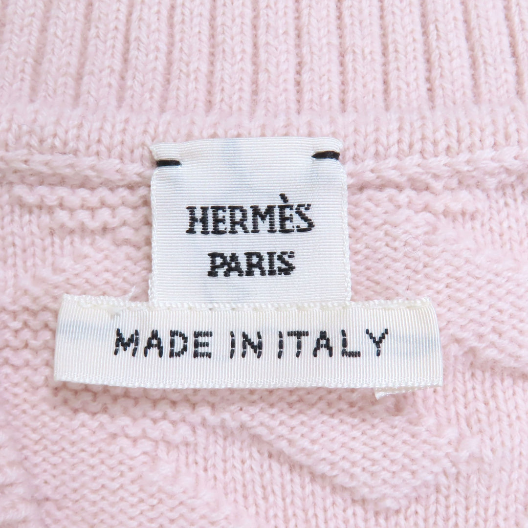 Excellent HERMES one piece pink wool Women 36 2E2501DE