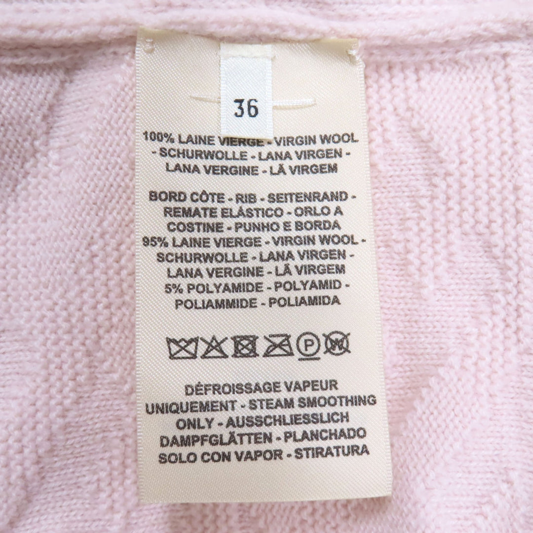 Excellent HERMES one piece pink wool Women 36 2E2501DE