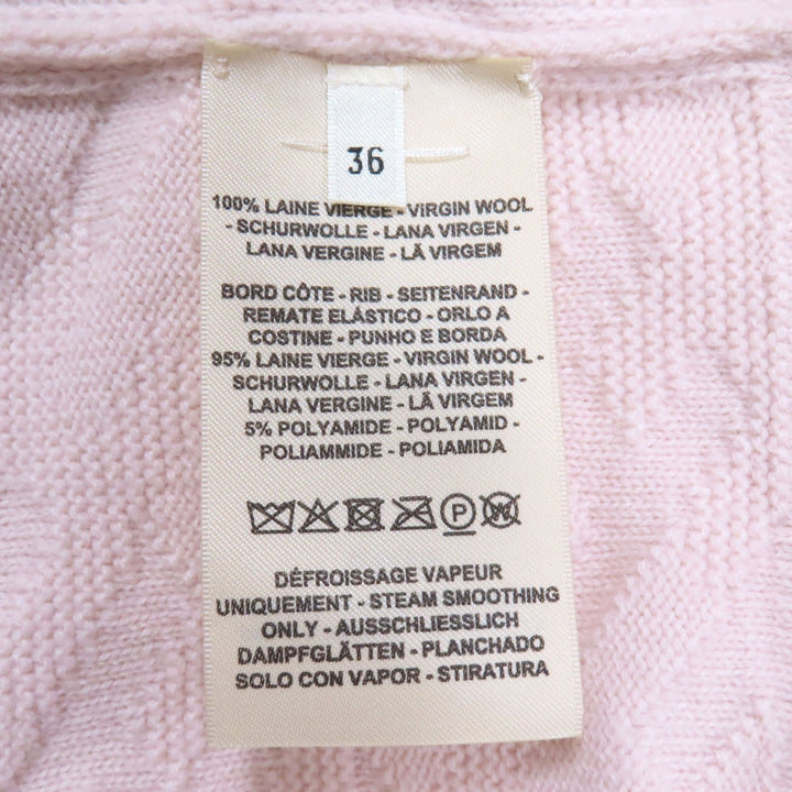 Excellent HERMES one piece pink wool Women 36 2E2501DE