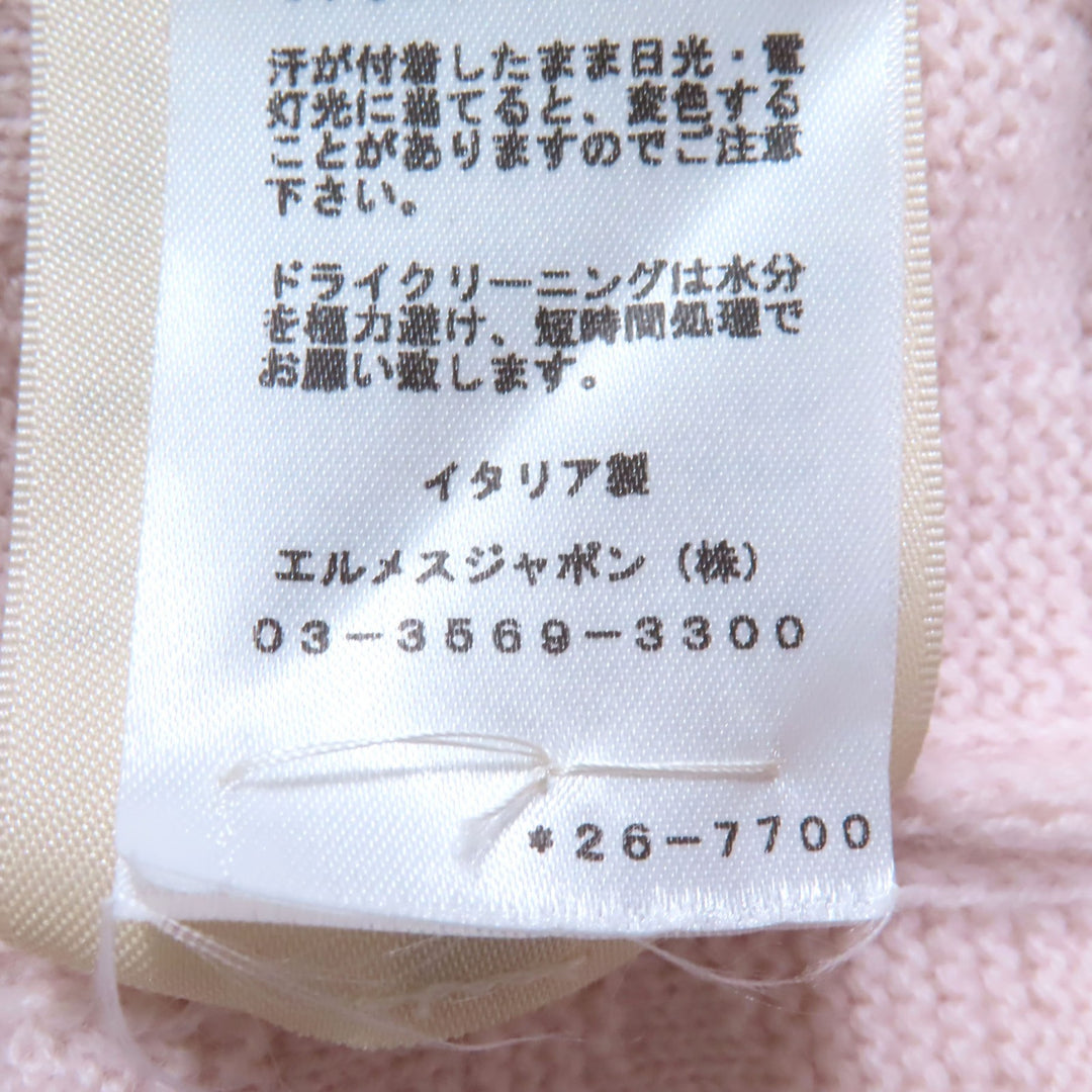 Excellent HERMES one piece pink wool Women 36 2E2501DE