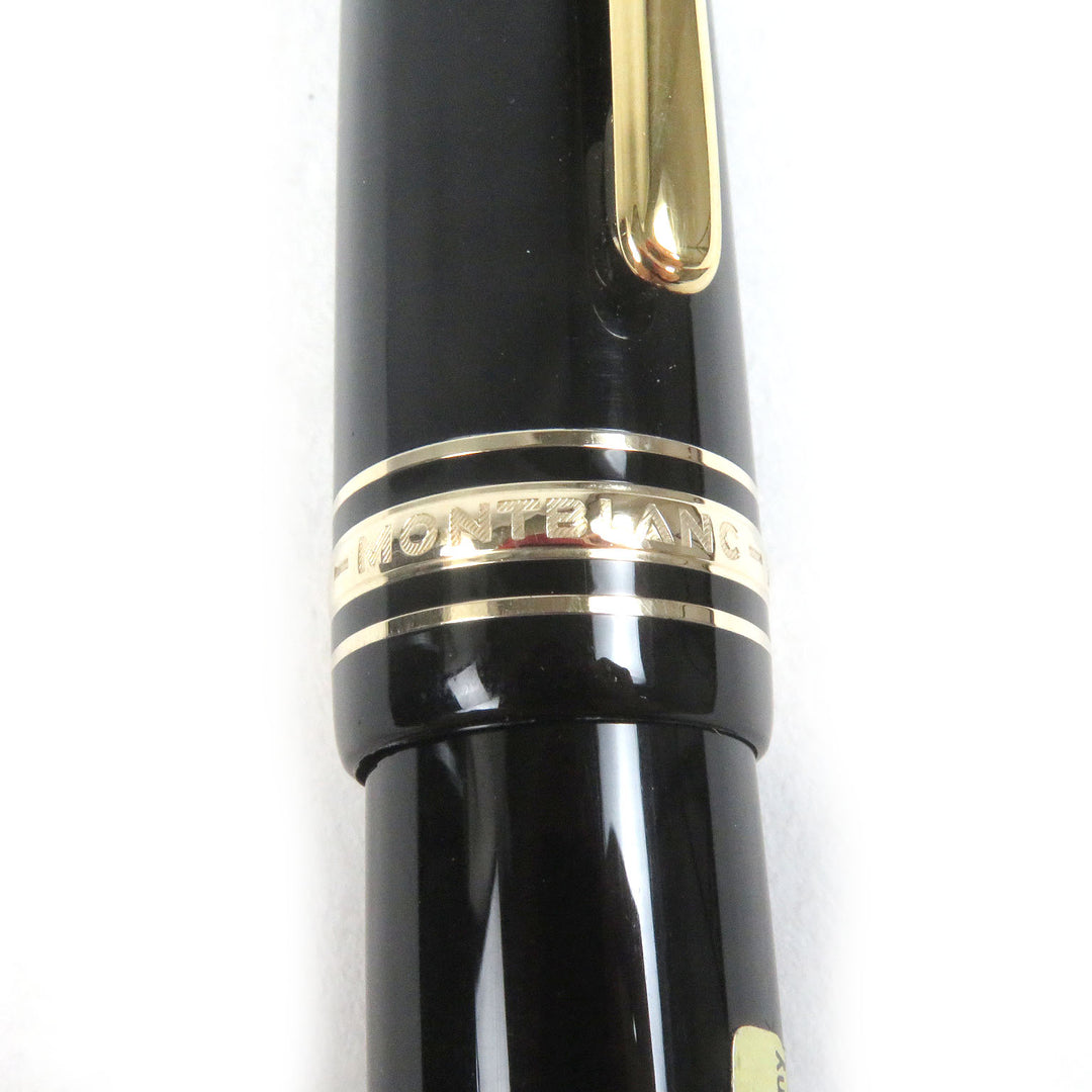 モンブラン 万年筆 マイスターシュテュック 149 キャップタイプ ブラックゴールド 18K メンズ