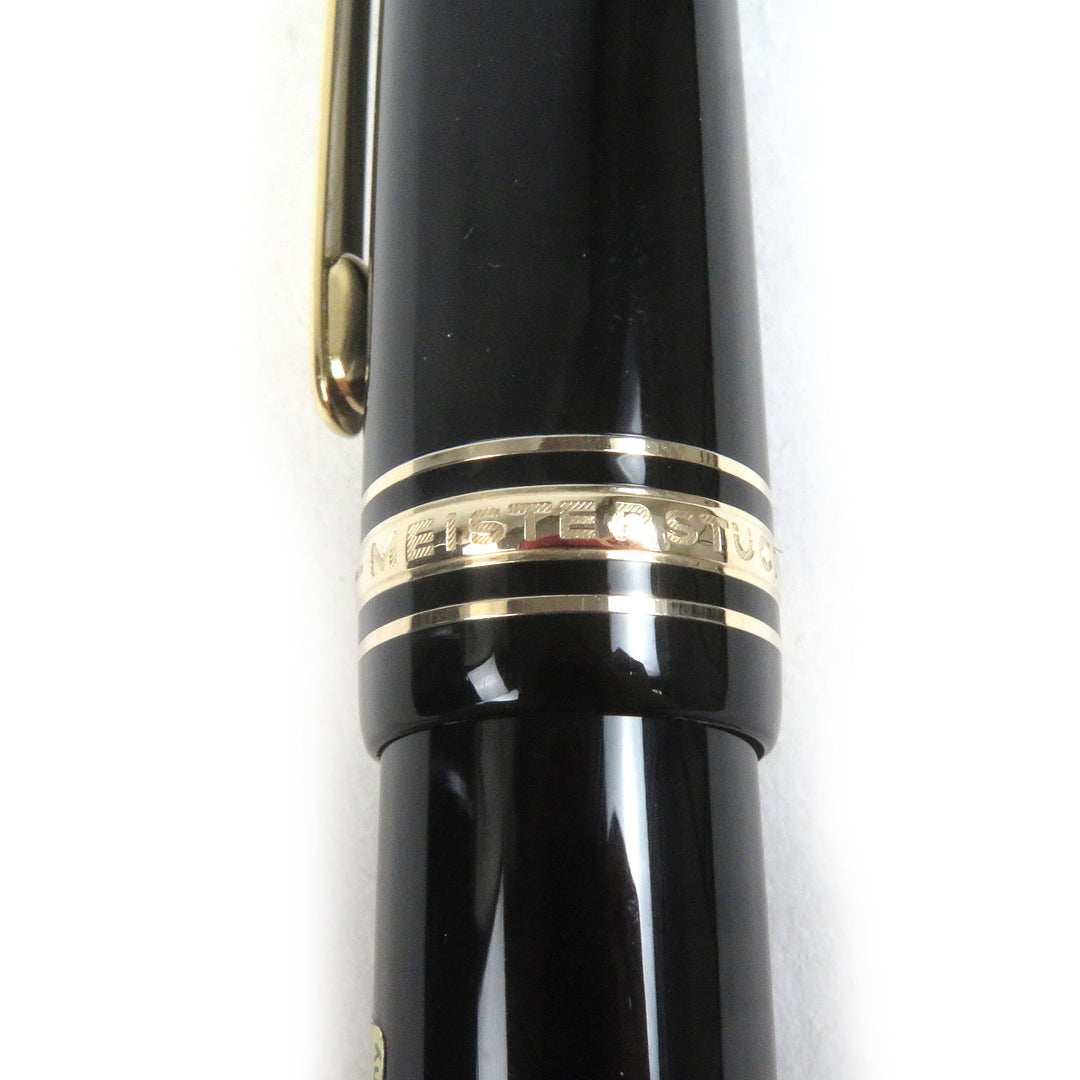 モンブラン 万年筆 マイスターシュテュック 149 キャップタイプ ブラックゴールド 18K メンズ