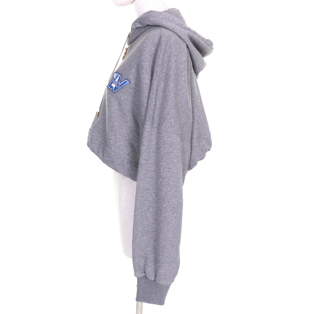Excellent LOUIS VUITTON hoodie LV Flight Mode Cropped Hoodie Logo Chain 26 1AAOLZ