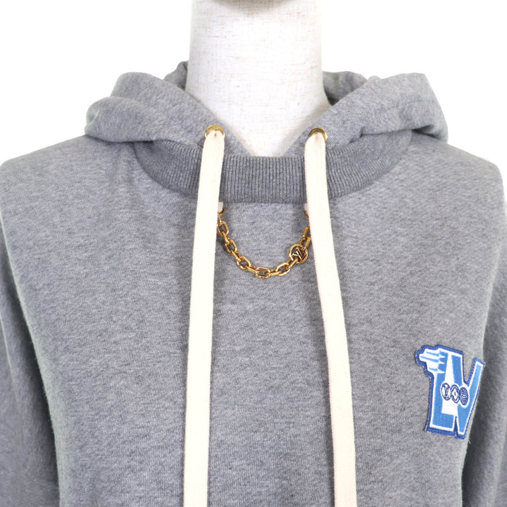 Excellent LOUIS VUITTON hoodie LV Flight Mode Cropped Hoodie Logo Chain 26 1AAOLZ