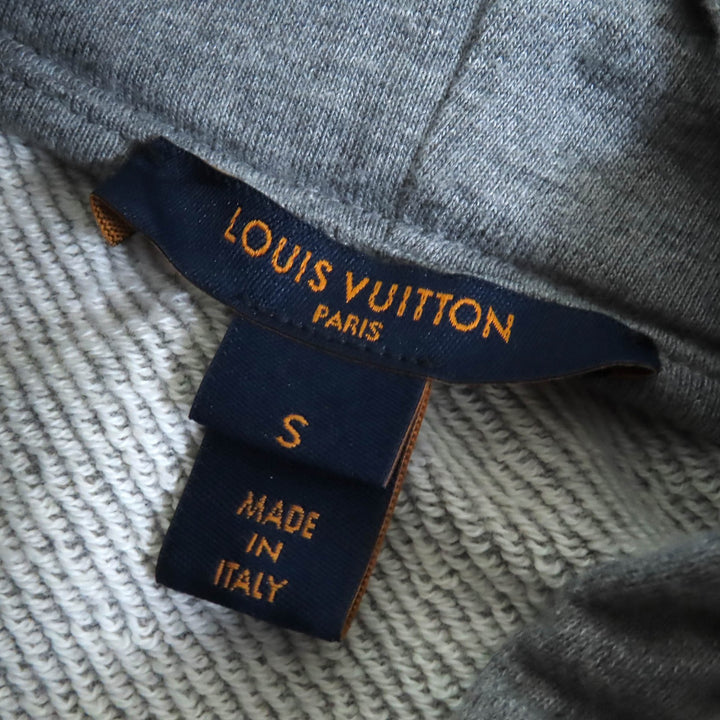 Excellent LOUIS VUITTON hoodie LV Flight Mode Cropped Hoodie Logo Chain 26 1AAOLZ