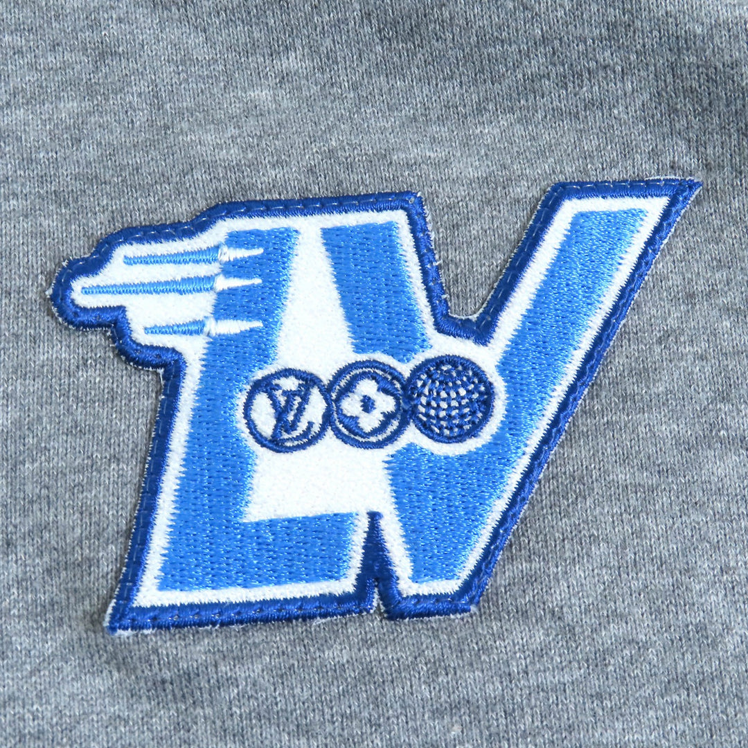 Excellent LOUIS VUITTON hoodie LV Flight Mode Cropped Hoodie Logo Chain 26 1AAOLZ