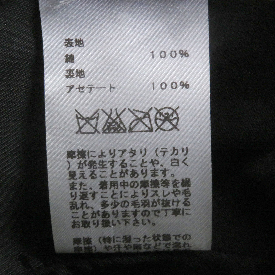 素晴らしいHERMES帽子Hロゴ刺繍コーデュロイハットブラウンコットンメンズ57
