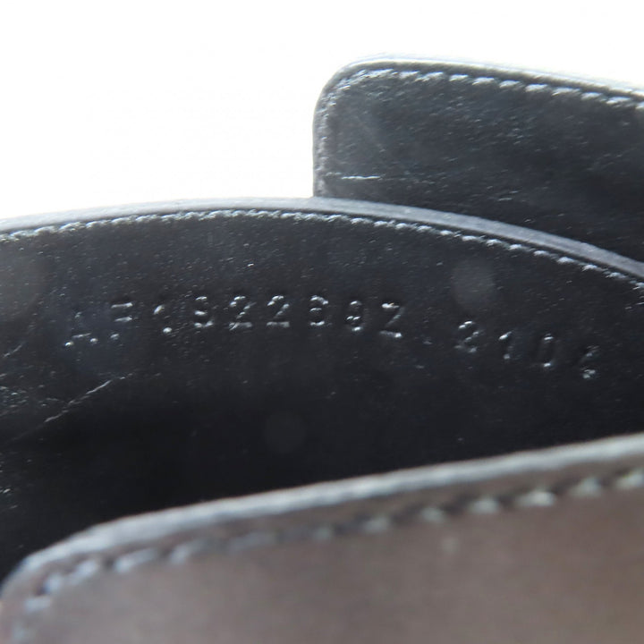 HERMES short boots Neo kelly buckle black leather Women 37
