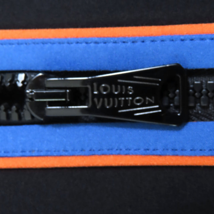 LOUIS VUITTON トップス ヴィヴィッドトリム ロングスリーブ クロップドトップ ブラック ナイロン レディース 34