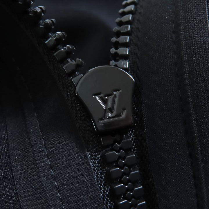 LOUIS VUITTON トップス ヴィヴィッドトリム ロングスリーブ クロップドトップ ブラック ナイロン レディース 34