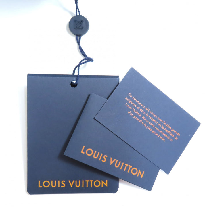 LOUIS VUITTON トップス ヴィヴィッドトリム ロングスリーブ クロップドトップ ブラック ナイロン レディース 34