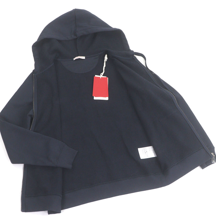 新品 VALENTINO パーカー ロゴプリント ネイビー コットン メンズ XS 5V3MF27QA8D