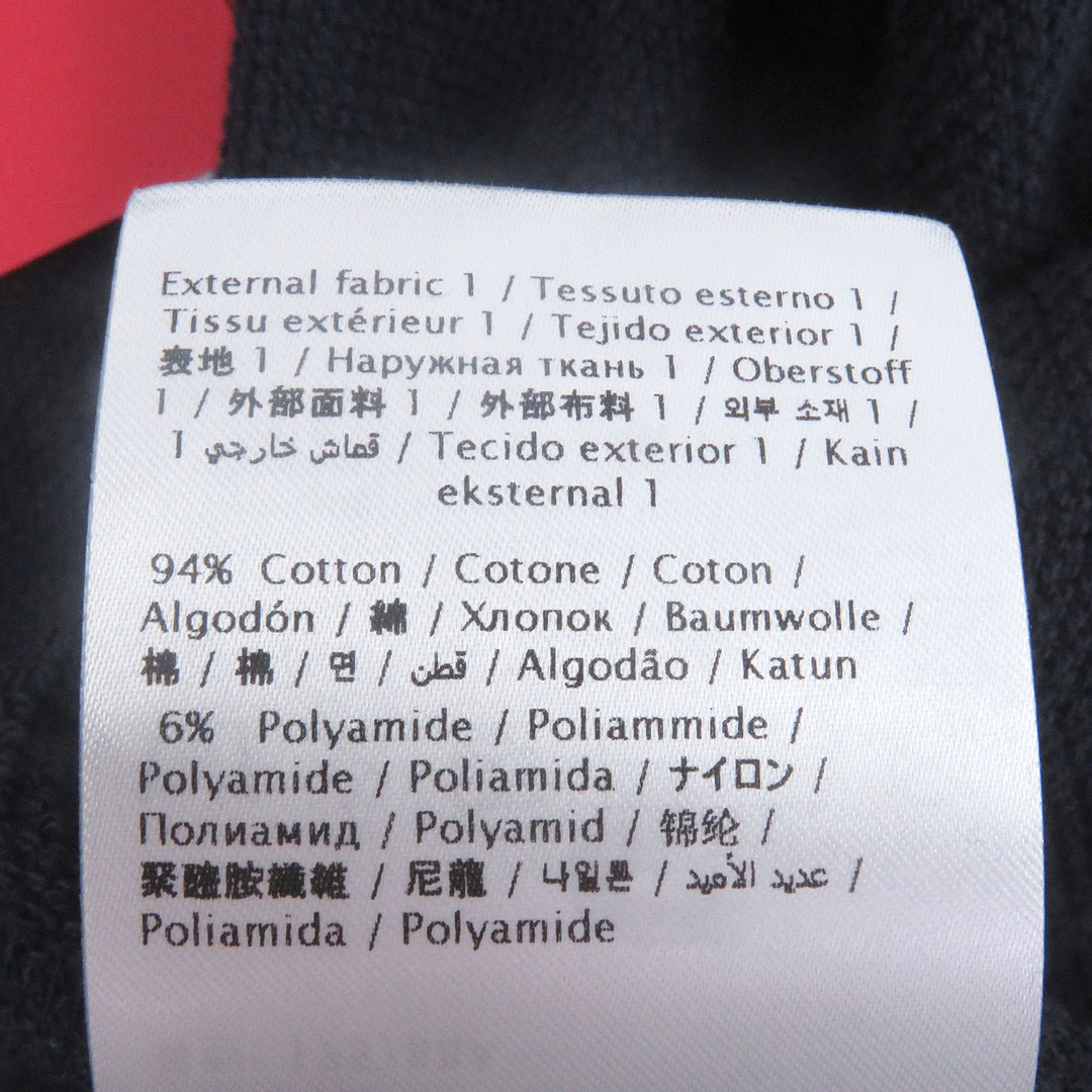 新品 VALENTINO パーカー ロゴプリント ネイビー コットン メンズ XS 5V3MF27QA8D
