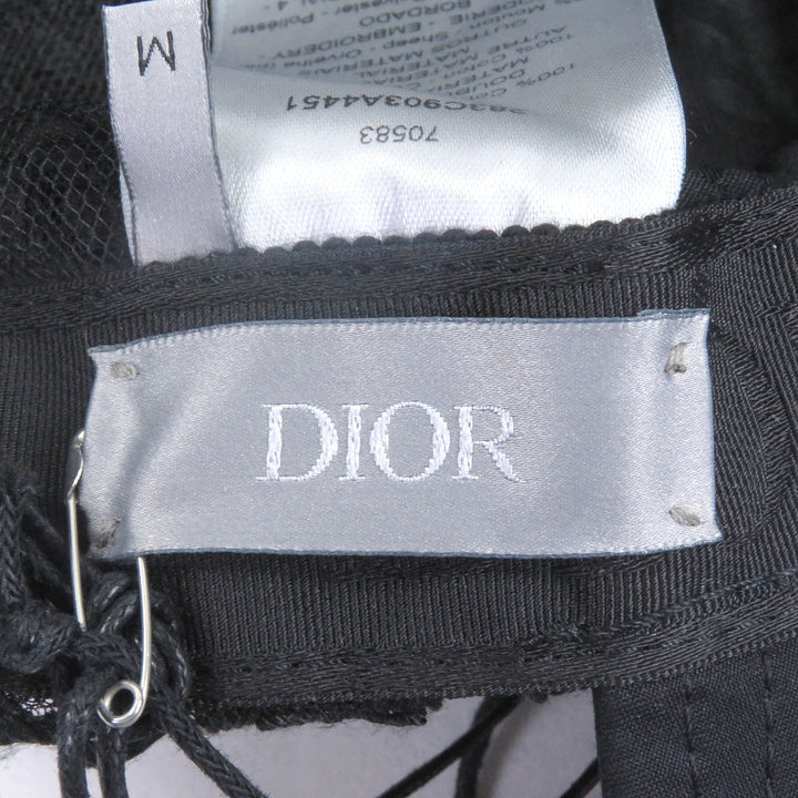 新品 DIOR×Cactus Jack ハット ハイブリッド トロッター オブリーク キャップ ブラック