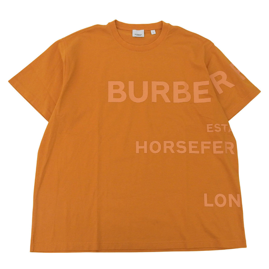 素晴らしいBURBERRY半袖TシャツオレンジコットンメンズL 8040692