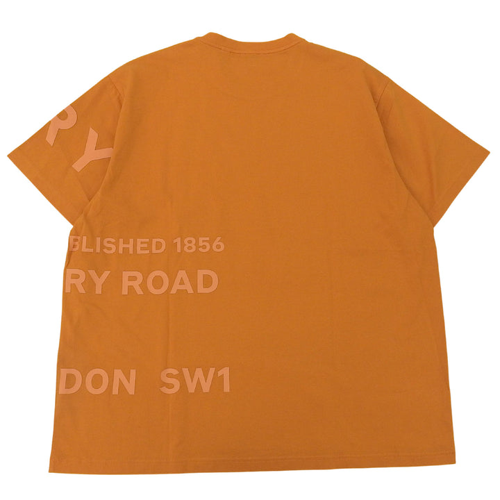 素晴らしいBURBERRY半袖TシャツオレンジコットンメンズL 8040692