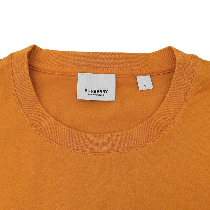 素晴らしいBURBERRY半袖TシャツオレンジコットンメンズL 8040692