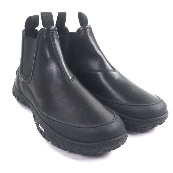 DIOR ショートブーツ B28 ブラックレザー メンズ 41