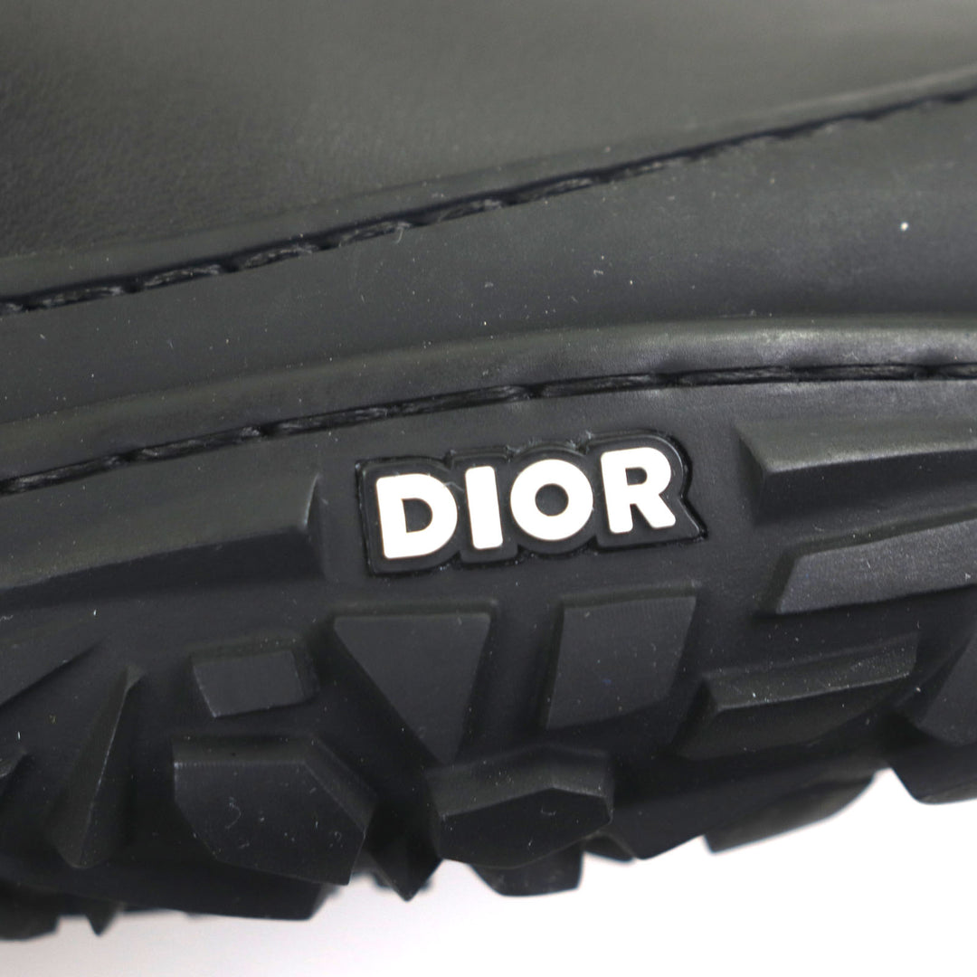 DIOR ショートブーツ B28 ブラックレザー メンズ 41