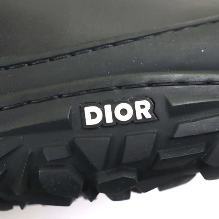 DIOR ショートブーツ B28 ブラックレザー メンズ 41