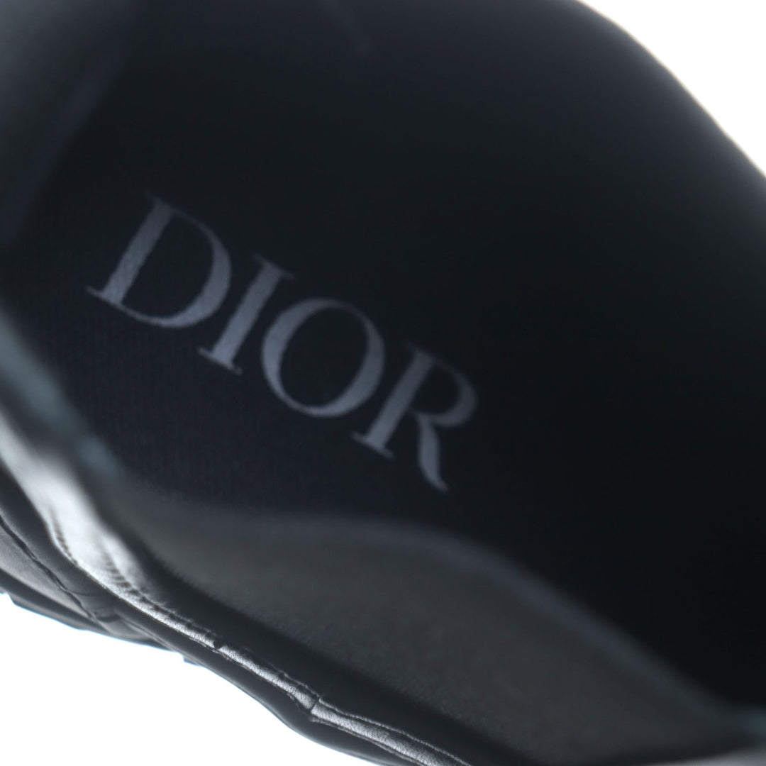 DIOR ショートブーツ B28 ブラックレザー メンズ 41