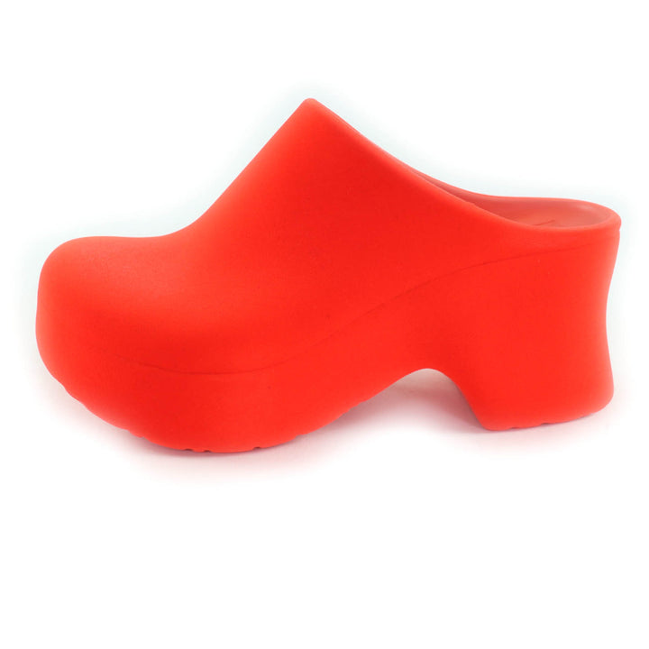 Pristine LOEWE Sandals Terraform Clogs Neon orange Women 36 L814V29X15