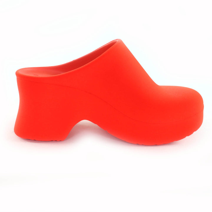 Pristine LOEWE Sandals Terraform Clogs Neon orange Women 36 L814V29X15
