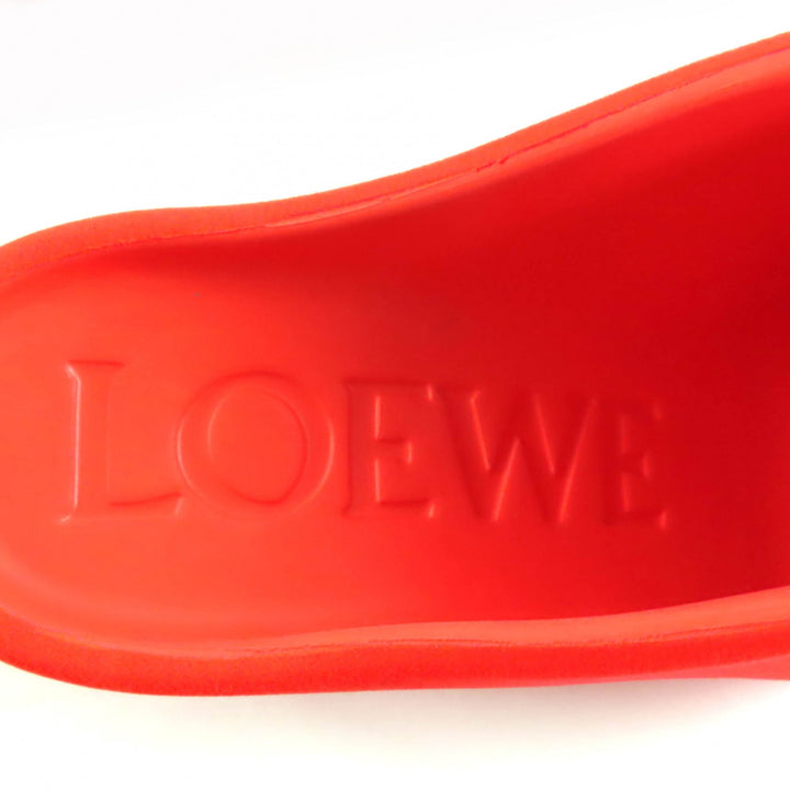 Pristine LOEWE Sandals Terraform Clogs Neon orange Women 36 L814V29X15