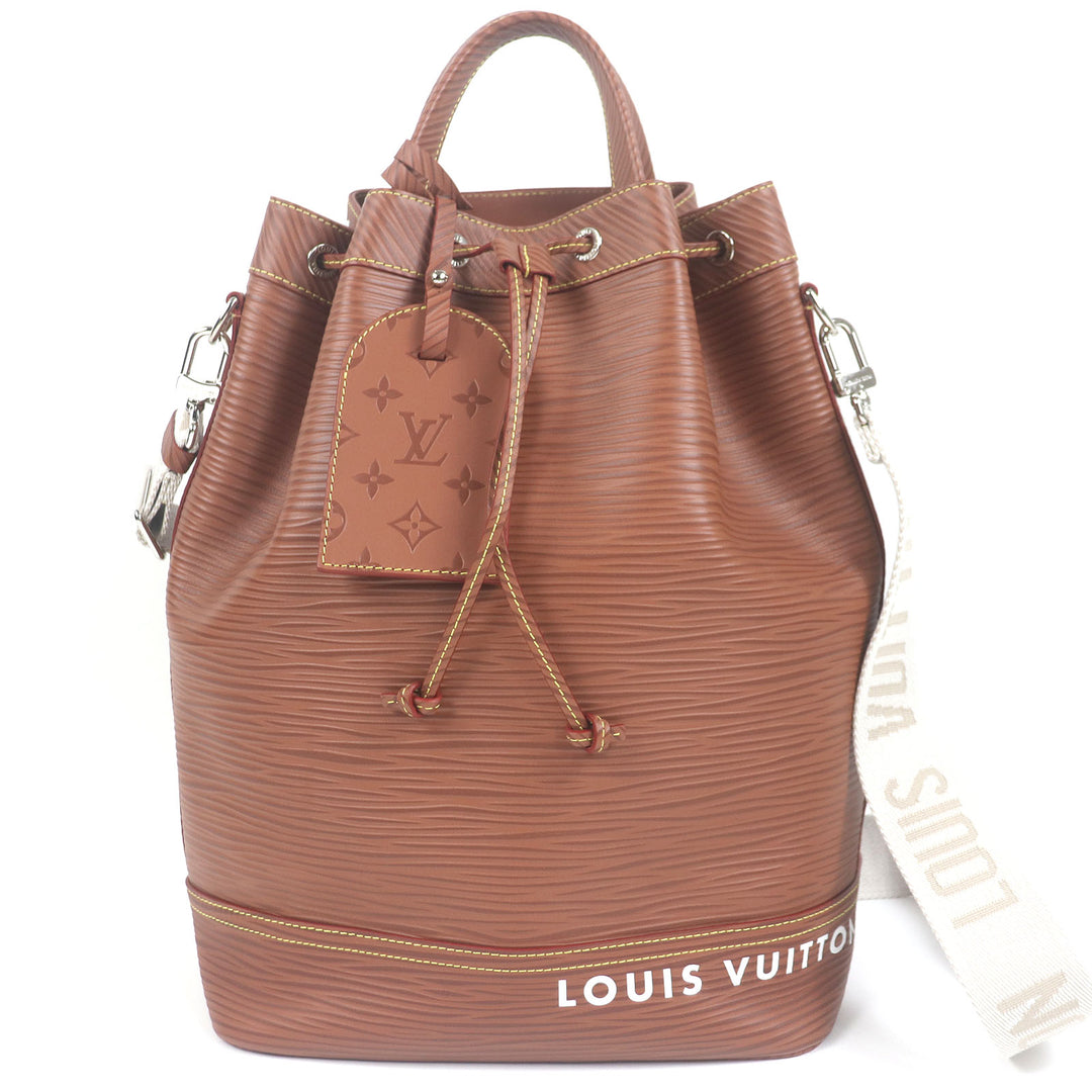 LOUIS VUITTON ハンドバッグ マキシノエ スリング 2WAY ショルダーバッグ ブラウン エピ XL メンズ M23117