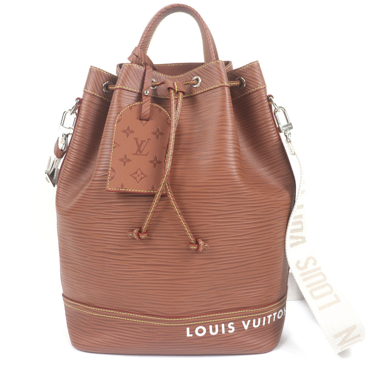 LOUIS VUITTON ハンドバッグ マキシノエ スリング 2WAY ショルダーバッグ ブラウン エピ XL メンズ M23117