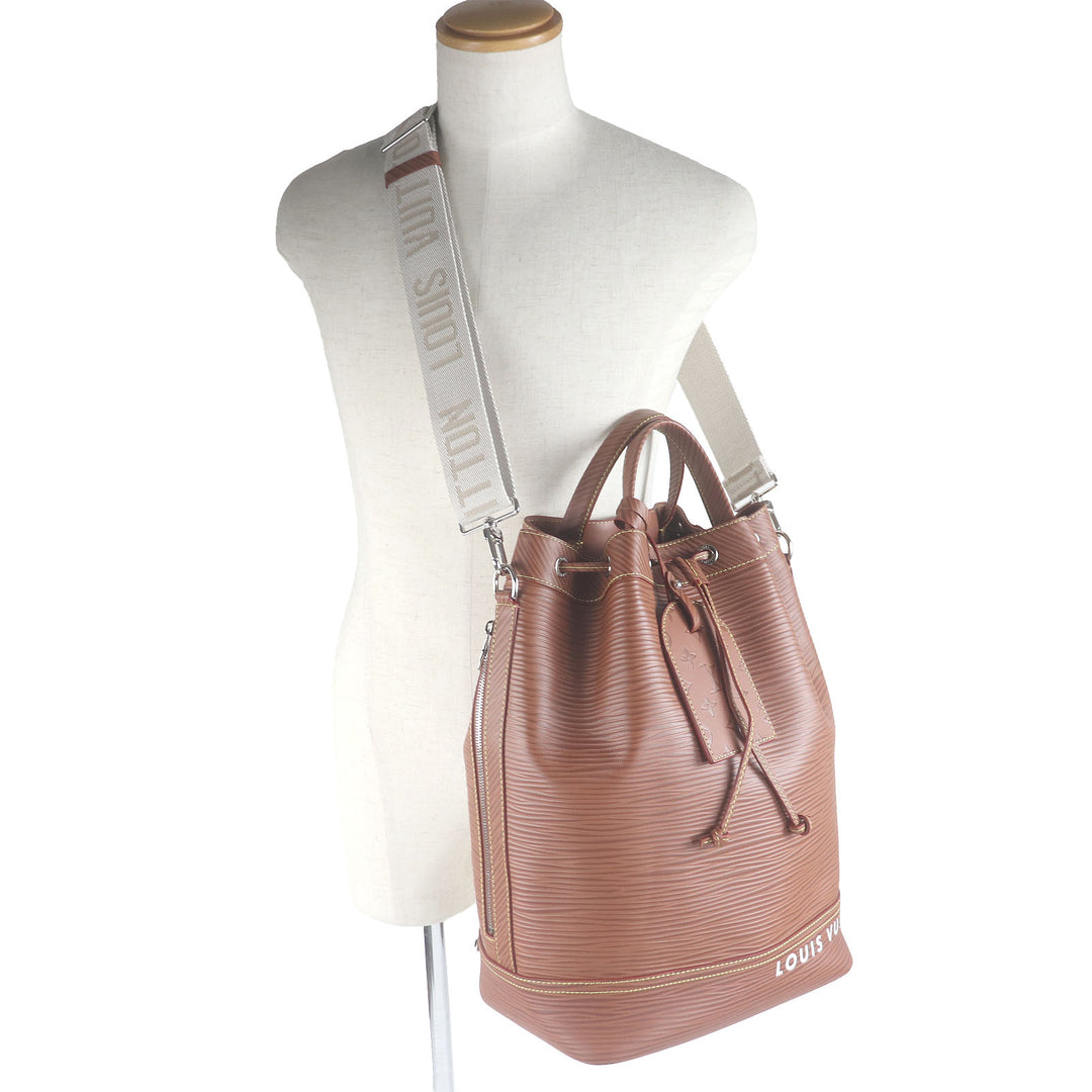 LOUIS VUITTON Handbag Maxi Noe Sling 2WAY Shoulder Bag Brown Epi XL mens M23117